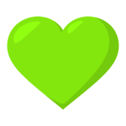 Émoji 💚 Cœur Vert sur JoyPixels 3.0.