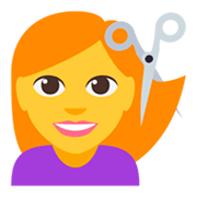 Émoji 💇 Personne Qui Se Fait Couper Les Cheveux sur JoyPixels 3.0.