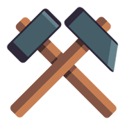 Emoji ⚒️ Piccone E Martello su JoyPixels 3.0.