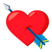 💘 Emoji Herz mit Pfeil JoyPixels 3.0.
