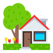 🏡 Emoji Haus mit Garten JoyPixels 3.0.