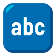 🔤 Emoji Eingabesymbol lateinische Buchstaben JoyPixels 3.0.