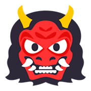 👹 Emoji Demonio Japonés Oni en JoyPixels 3.0.