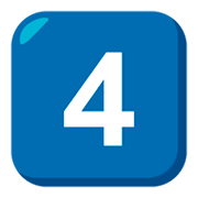 4️⃣ Emoji Tecla: 4 na JoyPixels 3.0.