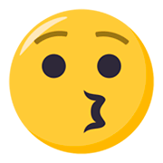 😗 Emoji Cara Besando en JoyPixels 3.0.