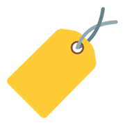 Emoji 🏷️ Etichetta su JoyPixels 3.0.