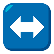↔️ Emoji Seta Para Esquerda E Direita na JoyPixels 3.0.
