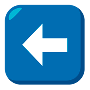 ⬅️ Emoji Flecha Hacia La Izquierda en JoyPixels 3.0.