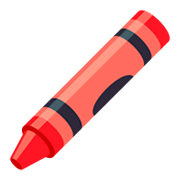 Émoji 🖍️ Crayon Pastel sur JoyPixels 3.0.