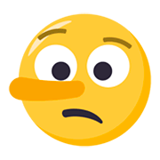 Emoji 🤥 Faccina Bugiarda su JoyPixels 3.0.
