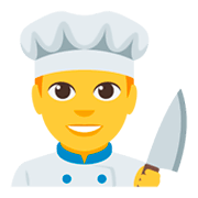 Émoji 👨‍🍳 Cuisinier sur JoyPixels 3.0.