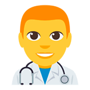 👨‍⚕️ Emoji Homem Profissional Da Saúde na JoyPixels 3.0.