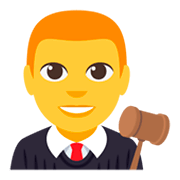 Emoji 👨‍⚖️ Giudice Uomo su JoyPixels 3.0.