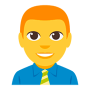👨‍💼 Emoji Oficinista Hombre en JoyPixels 3.0.