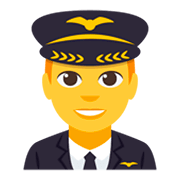 👨‍✈️ Emoji Piloto Hombre en JoyPixels 3.0.