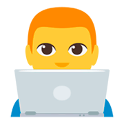 Émoji 👨‍💻 Informaticien sur JoyPixels 3.0.