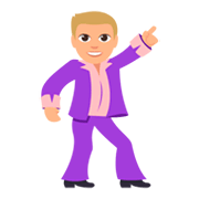 🕺🏼 Emoji Hombre Bailando: Tono De Piel Claro Medio en JoyPixels 3.0.