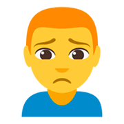 🙍‍♂️ Emoji missmutiger Mann JoyPixels 3.0.