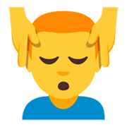 💆‍♂️ Emoji Homem Recebendo Massagem Facial na JoyPixels 3.0.