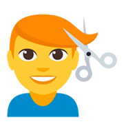 💇‍♂️ Emoji Mann beim Haareschneiden JoyPixels 3.0.