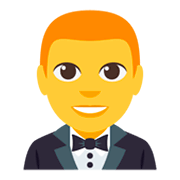 🤵 Emoji Person im Smoking JoyPixels 3.0.