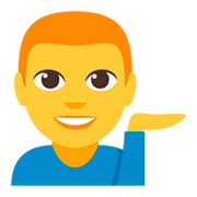 💁‍♂️ Emoji Empleado De Mostrador De Información en JoyPixels 3.0.