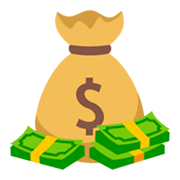 Émoji 💰 Sac Plein D’argent sur JoyPixels 3.0.