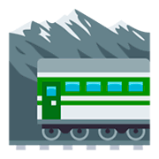 🚞 Emoji Ferrocarril De Montaña en JoyPixels 3.0.