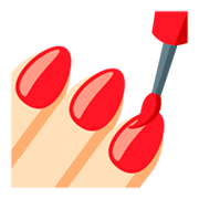 💅🏻 Emoji Pintarse Las Uñas: Tono De Piel Claro en JoyPixels 3.0.