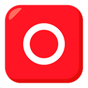 🅾️ Emoji Großbuchstabe O in rotem Quadrat JoyPixels 3.0.