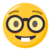🤓 Emoji Cara De Empollón en JoyPixels 3.0.