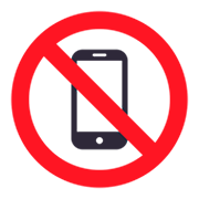 Émoji 📵 Téléphones Portables Interdits sur JoyPixels 3.0.