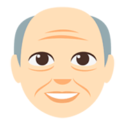 👴🏻 Emoji Anciano: Tono De Piel Claro en JoyPixels 3.0.