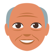 👴🏽 Emoji Anciano: Tono De Piel Medio en JoyPixels 3.0.