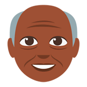 👴🏿 Emoji Homem Idoso: Pele Escura na JoyPixels 3.0.