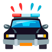 🚔 Emoji Vorderansicht Polizeiwagen JoyPixels 3.0.