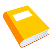 📙 Emoji orangefarbenes Buch JoyPixels 3.0.