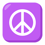 ☮️ Emoji Friedenszeichen JoyPixels 3.0.