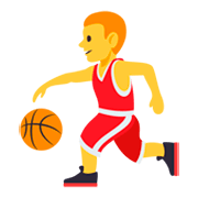 Emoji ⛹️ Persona Che Fa Rimbalzare Una Palla su JoyPixels 3.0.