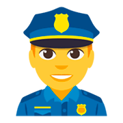 Émoji 👮 Officier De Police sur JoyPixels 3.0.