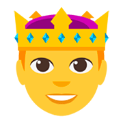 Émoji 🤴 Prince sur JoyPixels 3.0.