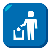 Emoji 🚮 Simbolo Per La Raccolta Dei Rifiuti su JoyPixels 3.0.