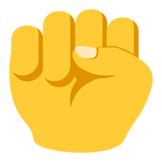 ✊ Emoji erhobene Faust JoyPixels 3.0.