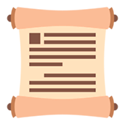 Emoji 📜 Pergamena su JoyPixels 3.0.