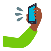🤳🏿 Emoji Selfie: Pele Escura na JoyPixels 3.0.