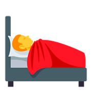 🛌 Emoji im Bett liegende Person JoyPixels 3.0.