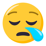 😪 Emoji schläfriges Gesicht JoyPixels 3.0.