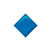 🔹 Emoji Rombo Azul Pequeño en JoyPixels 3.0.