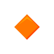 🔸 Emoji Rombo Naranja Pequeño en JoyPixels 3.0.