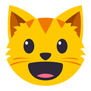 Emoji 😺 Gatto Che Sorride su JoyPixels 3.0.